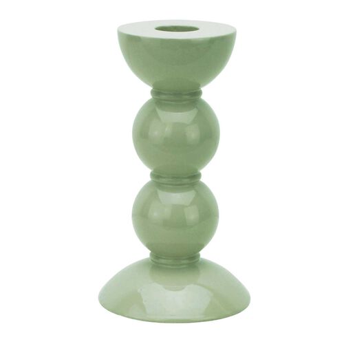 Addison Ross Bobbin Sage Candle Stick 14cm
