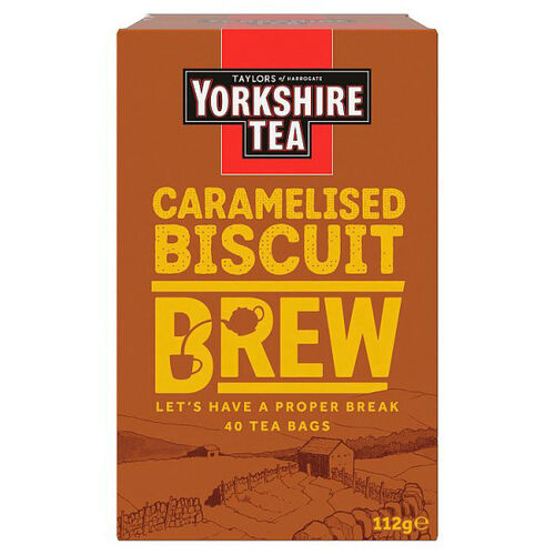 Taylors Yorkshire Caramelised Biscuit Brew 40 Tea Bags 112g