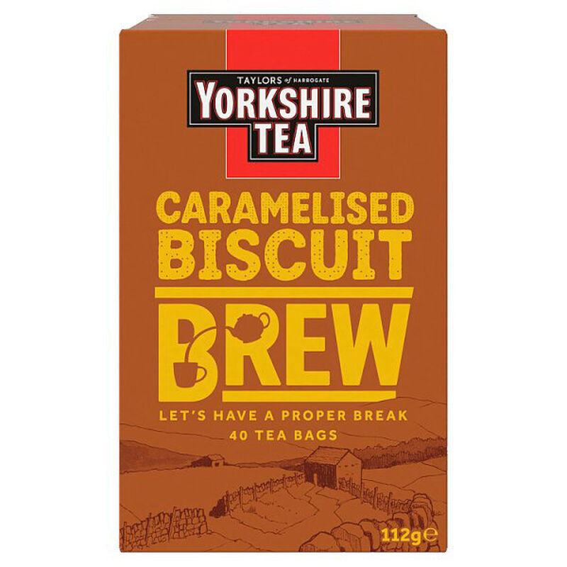 Taylors Yorkshire Caramelised Biscuit Brew 40 Tea Bags 112g image number 0