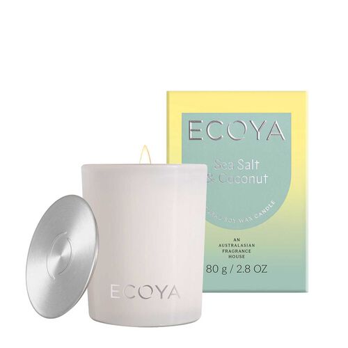 ECOYA Sea Salt & Coconut Mini Madison Candle 80g