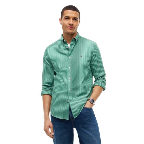 Tommy Hilfiger Regular Fit Flex Stripe Shirt