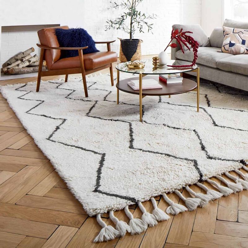 West Elm Souk Rug Graphite 244x305cm image number 2
