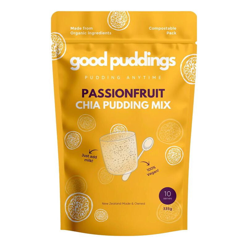 Good Puddings Passionfruit Chia Mix 335g image number 0