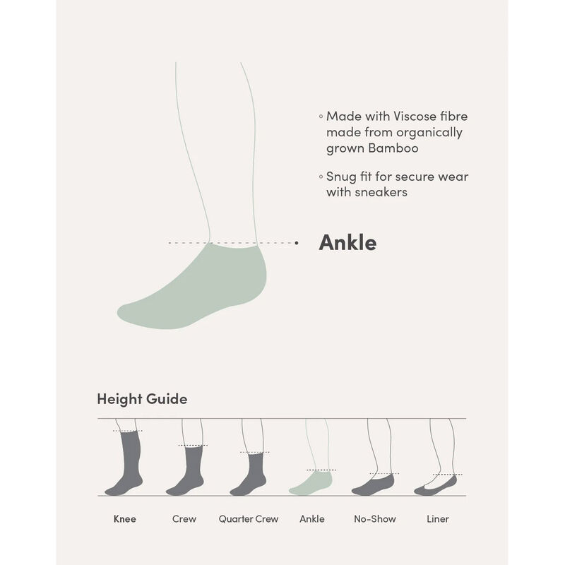 Boody Men's Cushioned Ankle Socks image number 1
