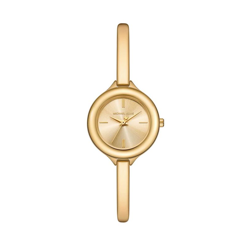Michael Kors Izzy Three-Hand Gold-Tone Stainless Steel Watch MK4929 image number 0