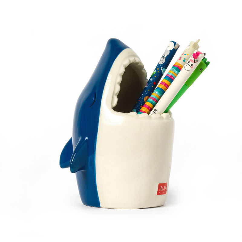 Legami Shark Ceramic Pen Holder image number 0