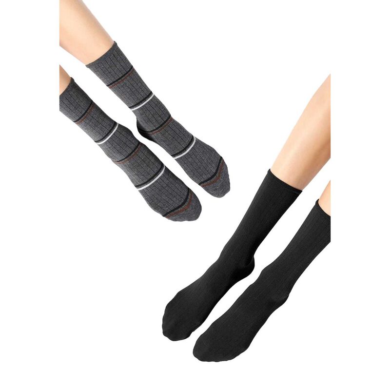 Oroblu 2P Twins Plain & Stripes image number 0