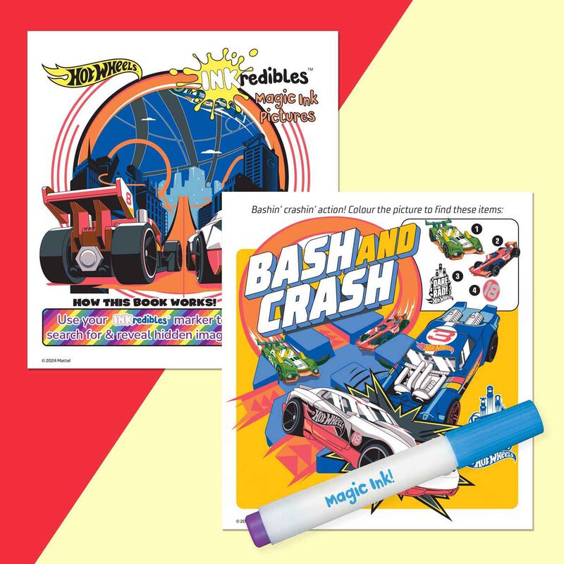Hinkler Inkredibles Magic Ink Hot Wheels image number 2