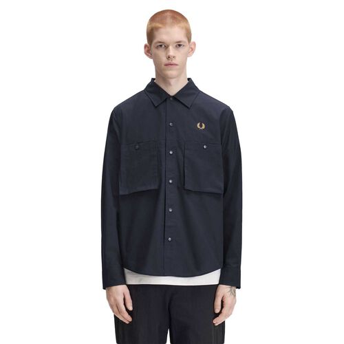 Fred Perry Relaxed Cotton Overshirt