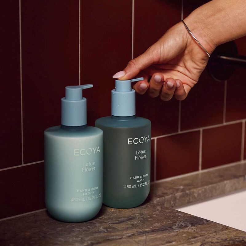 ECOYA Hand & Body Wash Lotus Flower 450ml image number 1