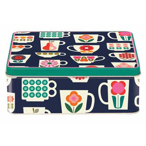 Kate Rhees Teacups Deep Rectangle