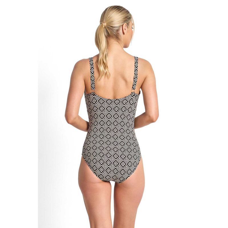 Jantzen Geneva Dd/E Bar Front One Piece Black image number 1