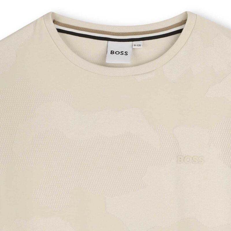 BOSS Jacquard Tee 8Y-10Y image number 2