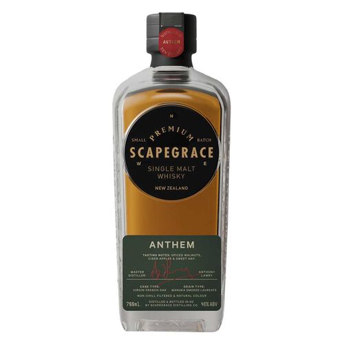 Scapegrace Anthem Single Malt 700ml