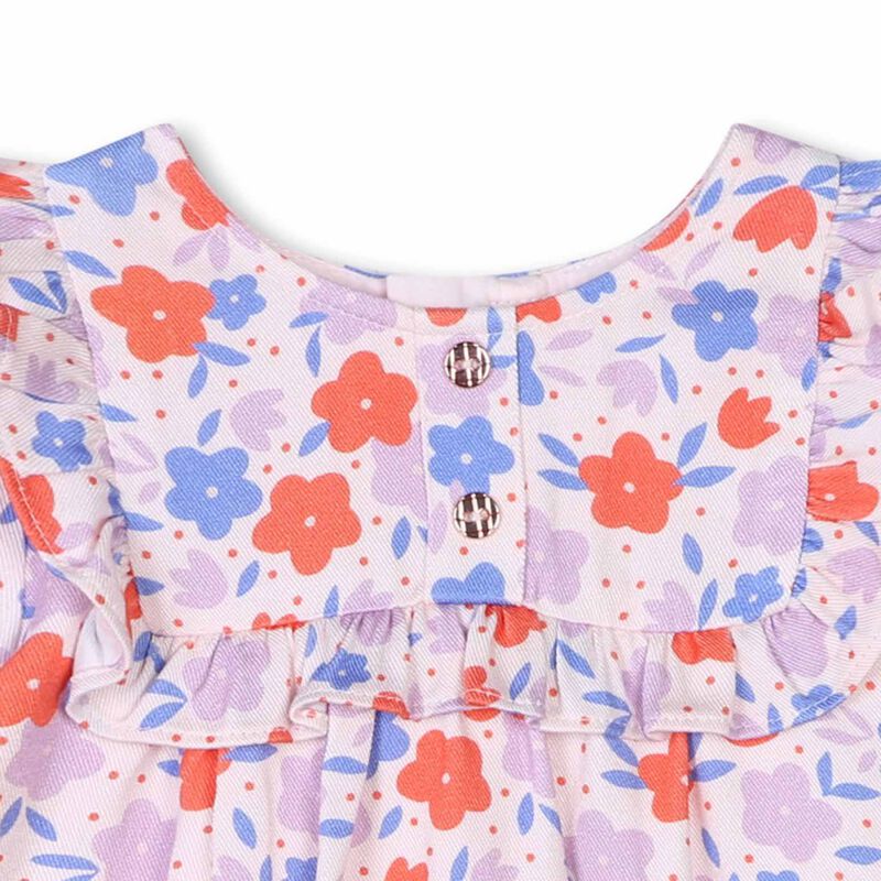 Carrement Beau Flower Motif Dress 2Y - 3Y image number 2