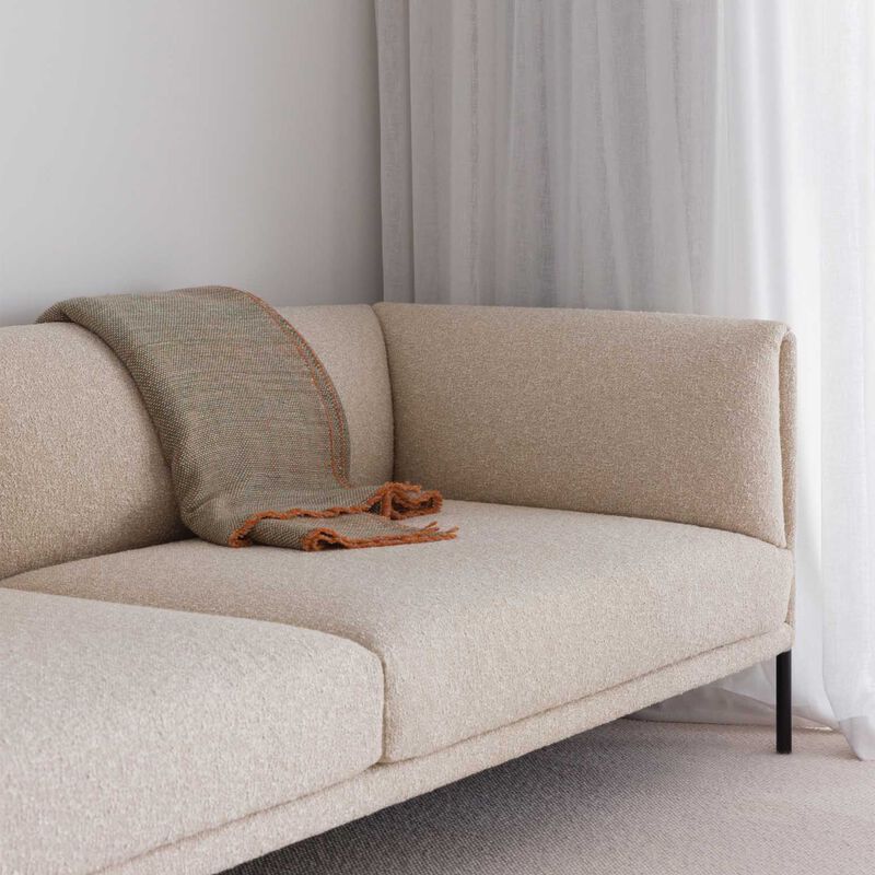 Città Misto Blanket Spearmint/Orange 160x210cm image number 1