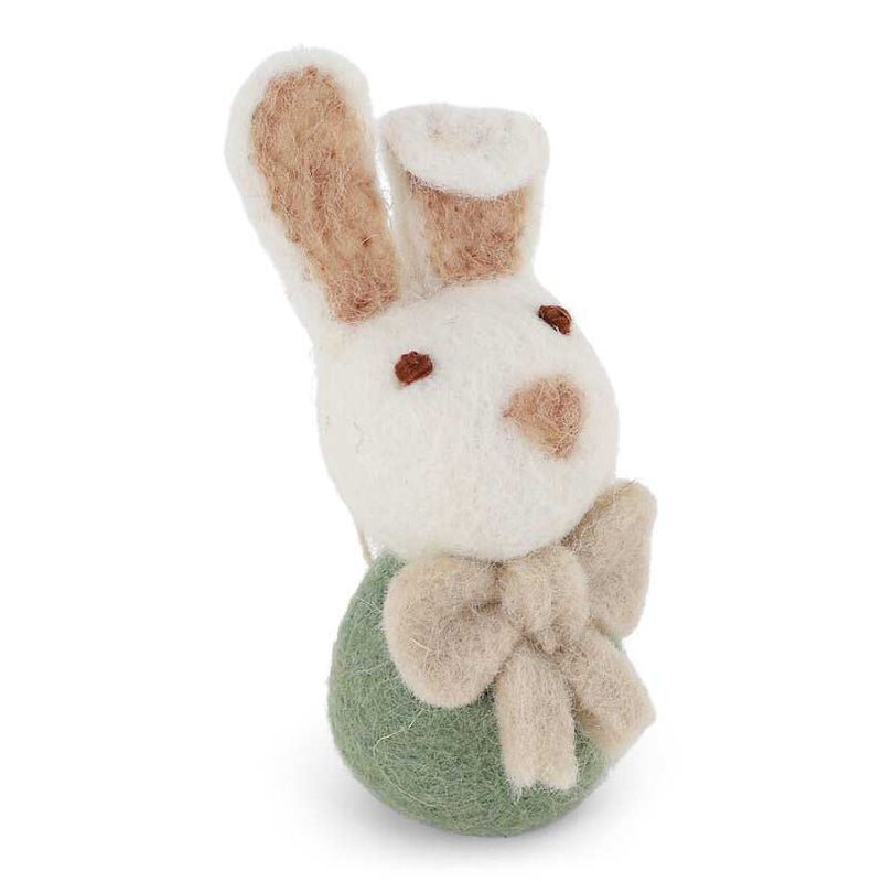 Gry & Sif Small Bunny With Bow - Green image number 1