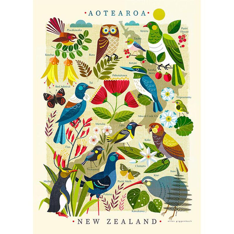 Ellen Giggenbach Aotearoa NZ Matted Print image number 0
