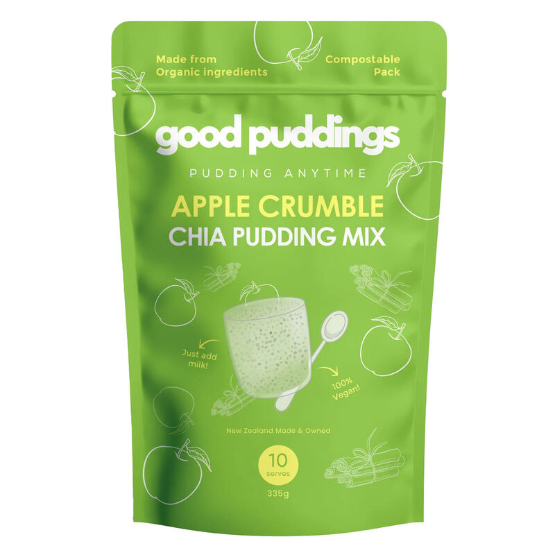 Good Puddings Apple Crumble Chia Mix 335g image number 0