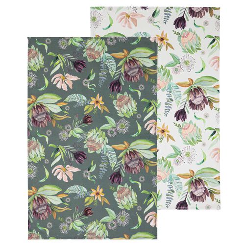 Ladelle Leura 2Pk Kitchen Towel