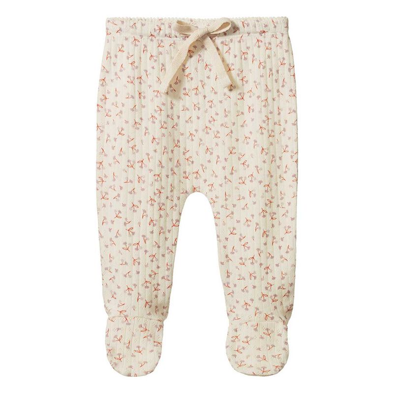 Nature Baby Footed Rompers Pointelle image number 0