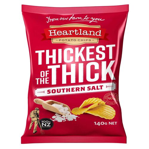 Heartland Farmers Thick Cut Southern Salt 140g
