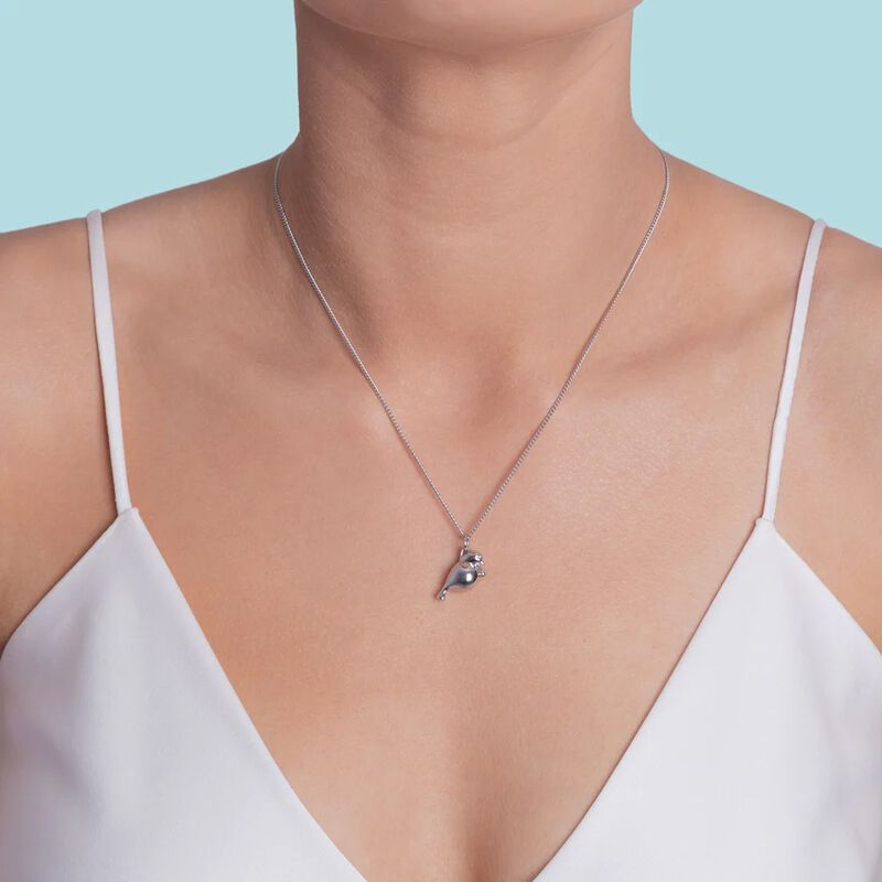 Boh Runga Silver Tui Pendant image number 1