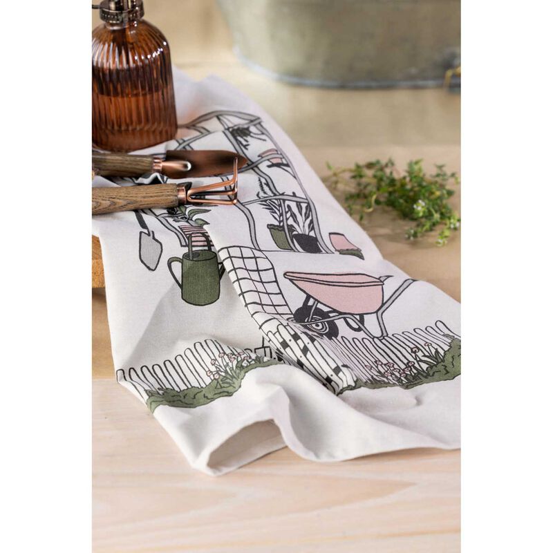 Wallace Cotton Potager Tea Towel Set Of 3 image number 3