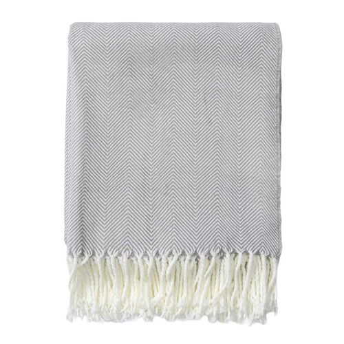 Top Drawer Chevron Throw 150x200cm Grey