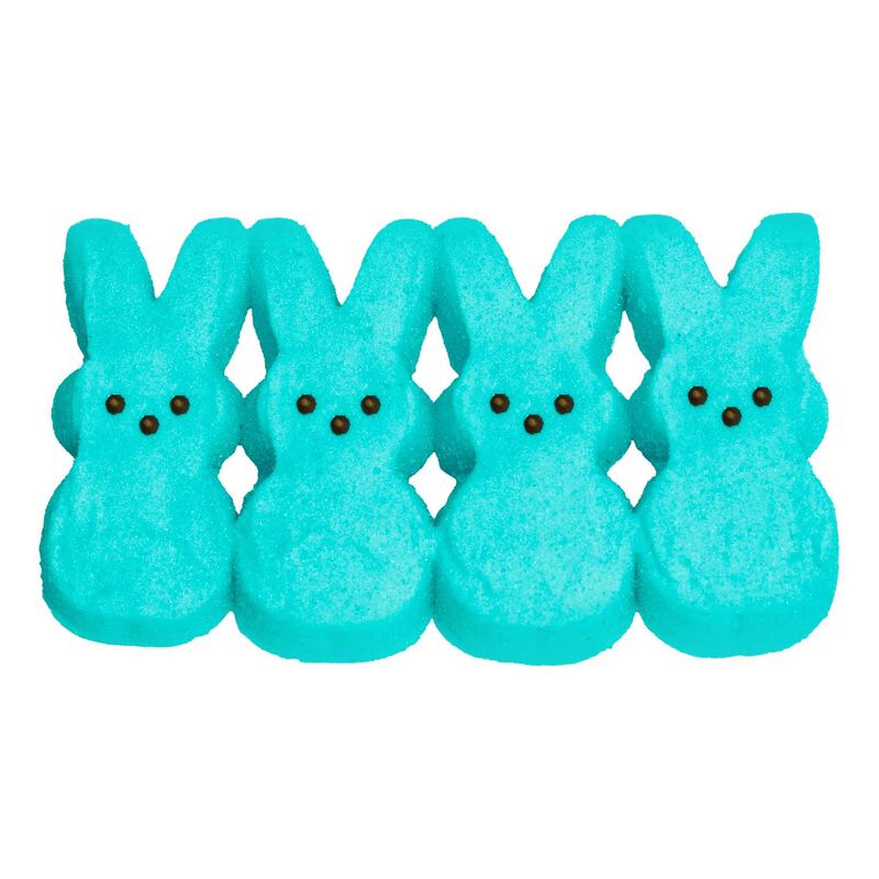 Peeps&reg; 4Pc Blue Marshmallow Bunnies image number 1