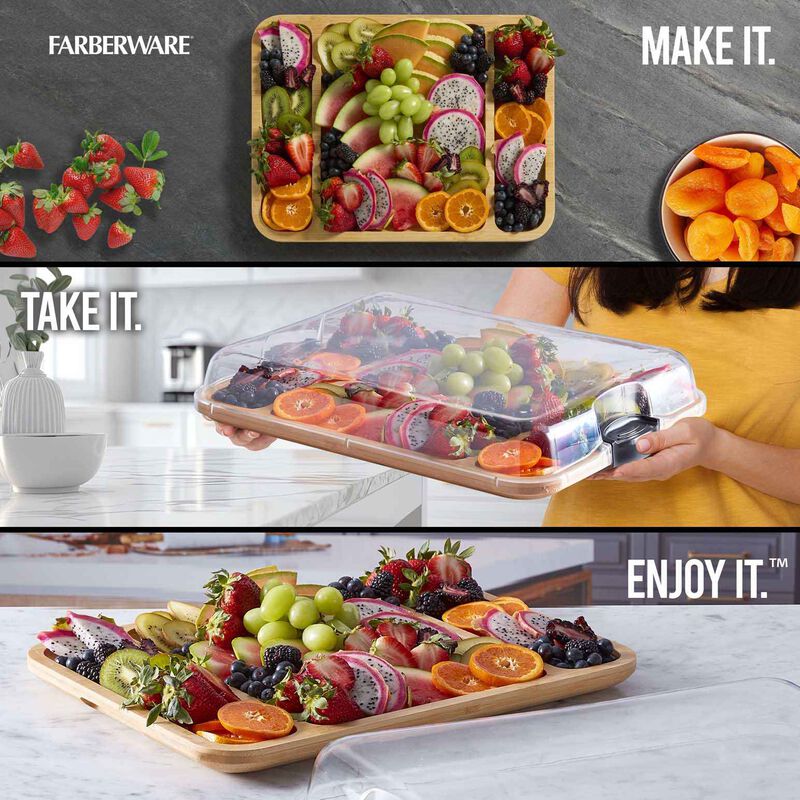 Farberware Build-A-Board Bamboo Rectangular Board 30.5x40.5cm image number 3