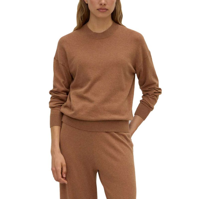 Assembly Label Cotton Cashmere Lounge Sweater Fawn image number 0