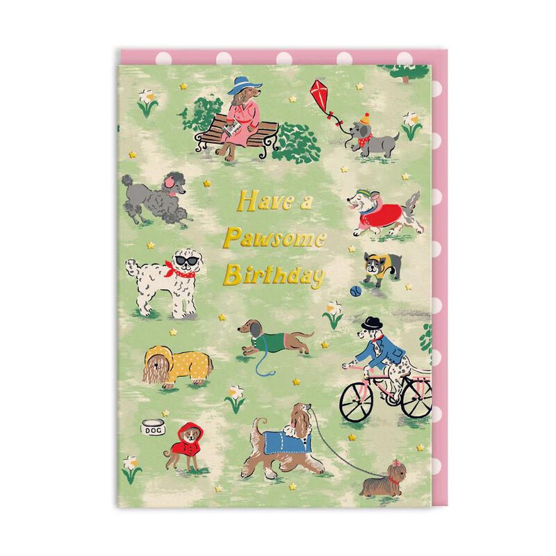 Cath Kidston Park Dogs Birthday Card image number 0