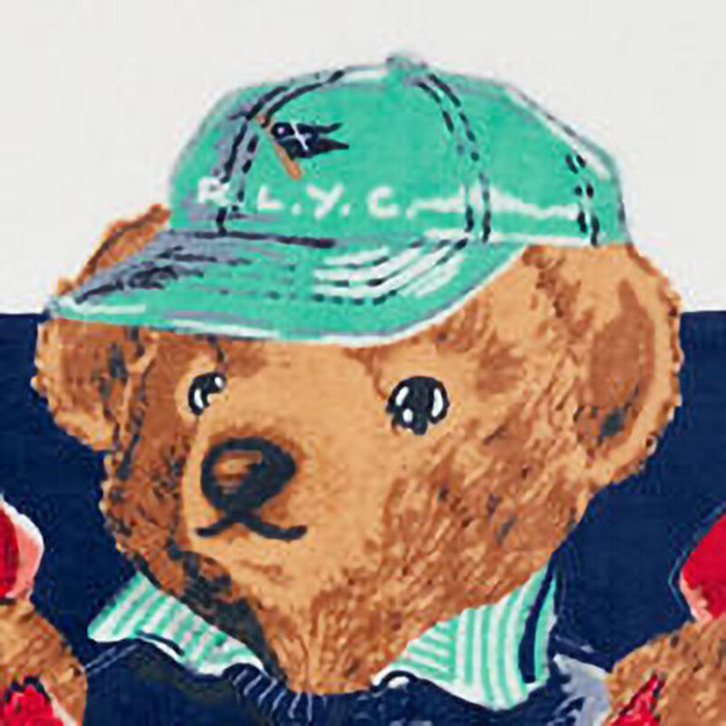 Polo Ralph Lauren Seaside Polo Bear Throw Blanket image number 1