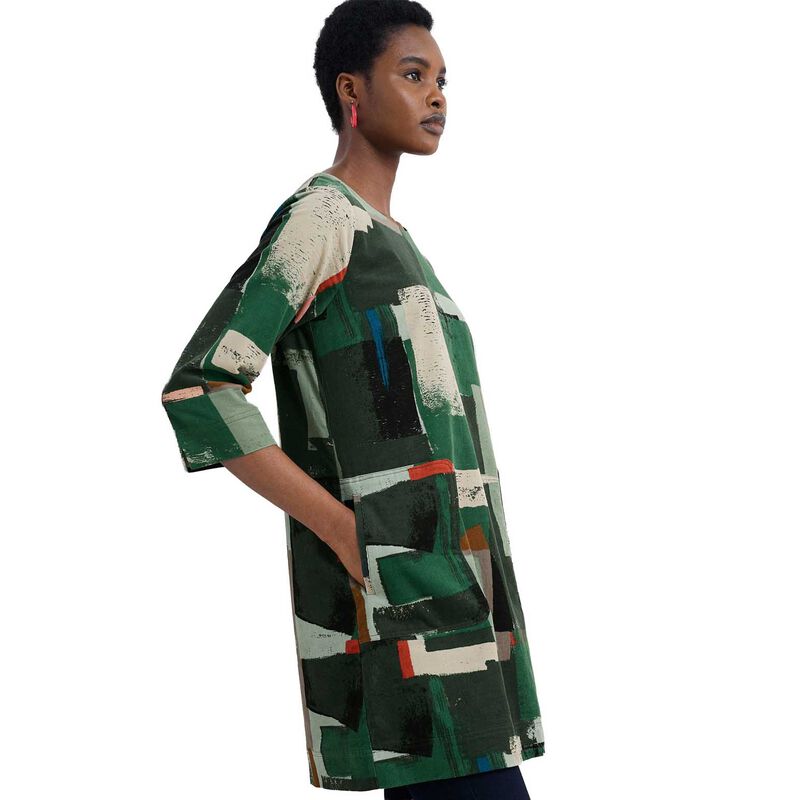 Seasalt Cornwall Port Gaverne Tunic Aerial Field Coppice image number 0