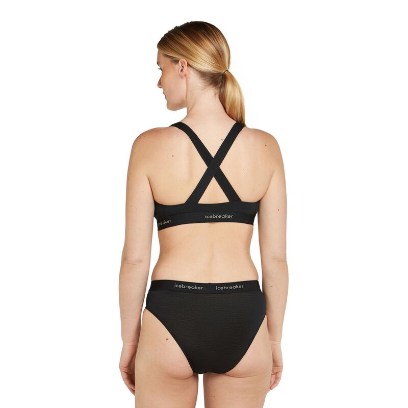 Icebreaker W Merino Blend 125 Cool-Lite Sprite Racerback Bra image number 1