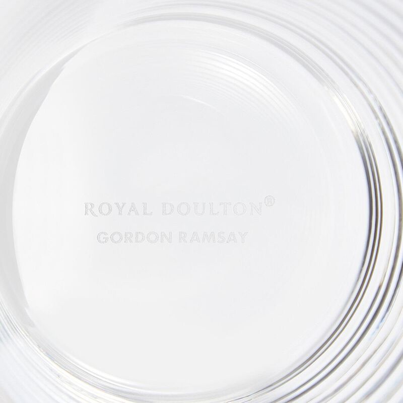 Royal Doulton Gordon Ramsay Maze Glass Hiball Clear Set of 4 image number 1