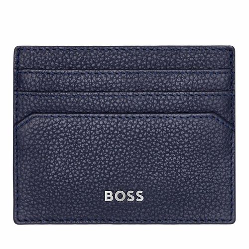 Hugo Boss Card Holder Classic Grained Navy