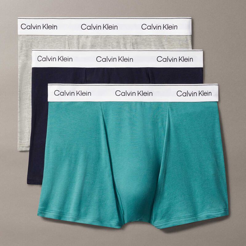 Calvin Klein Icon Cotton Stretch Relaxed Trunks - 3 Pack image number 1