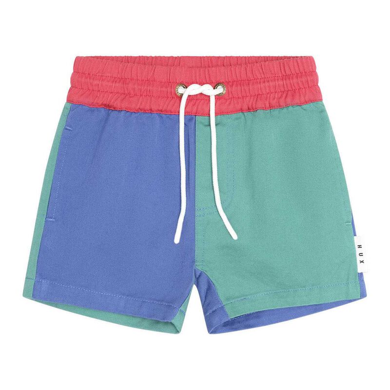Huxbaby Colour Block Twill Short 6M-2Y image number 0