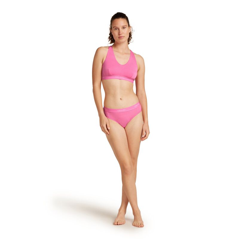 Icebreaker W Merino Blend 125 Cool-Lite Sprite Racerback Bra image number 11