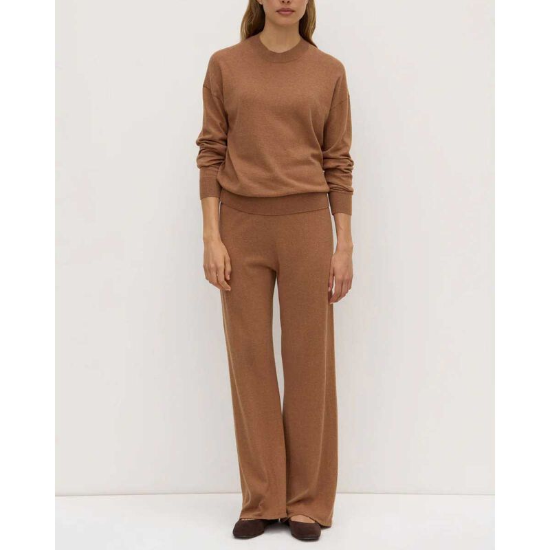 Assembly Label Cotton Cashmere Lounge Sweater Fawn image number 3