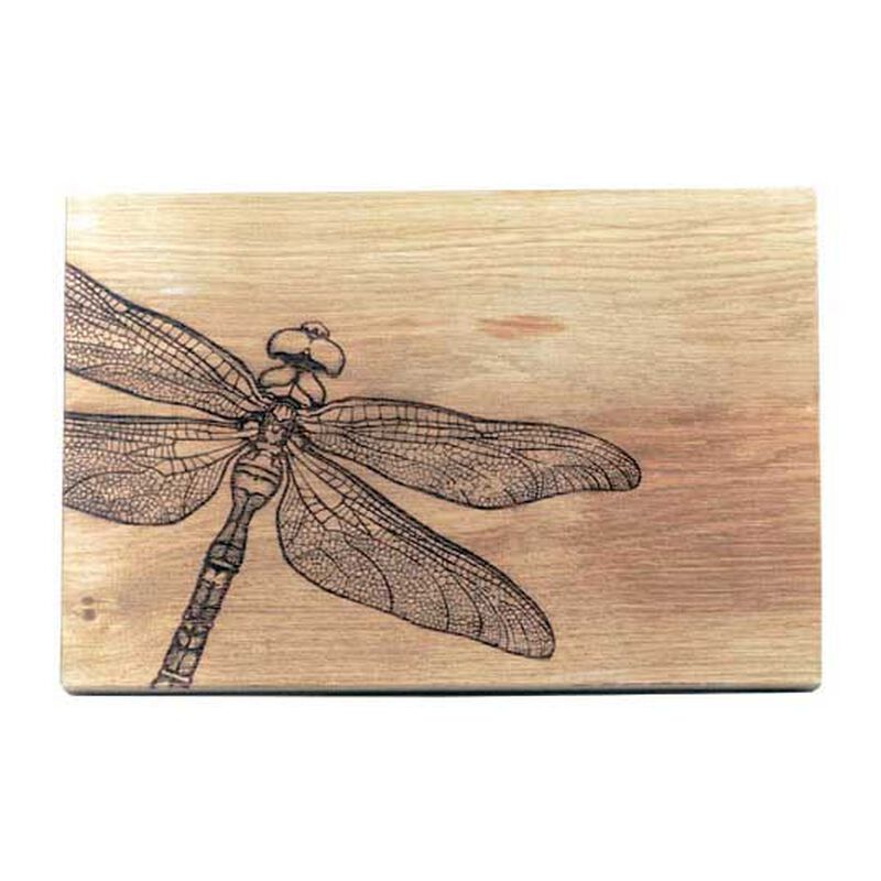 Selbrae House Oak Serving Board - 30cm - Dragonfly image number 0