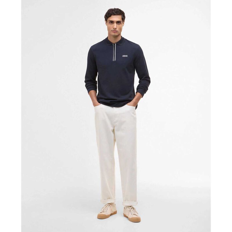 Barbour International Marshall Ls Zipped Polo Shirt image number 3
