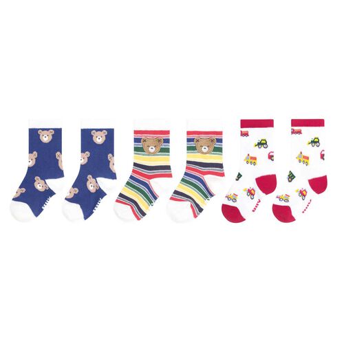Huxbaby 3Pk Boys Socks