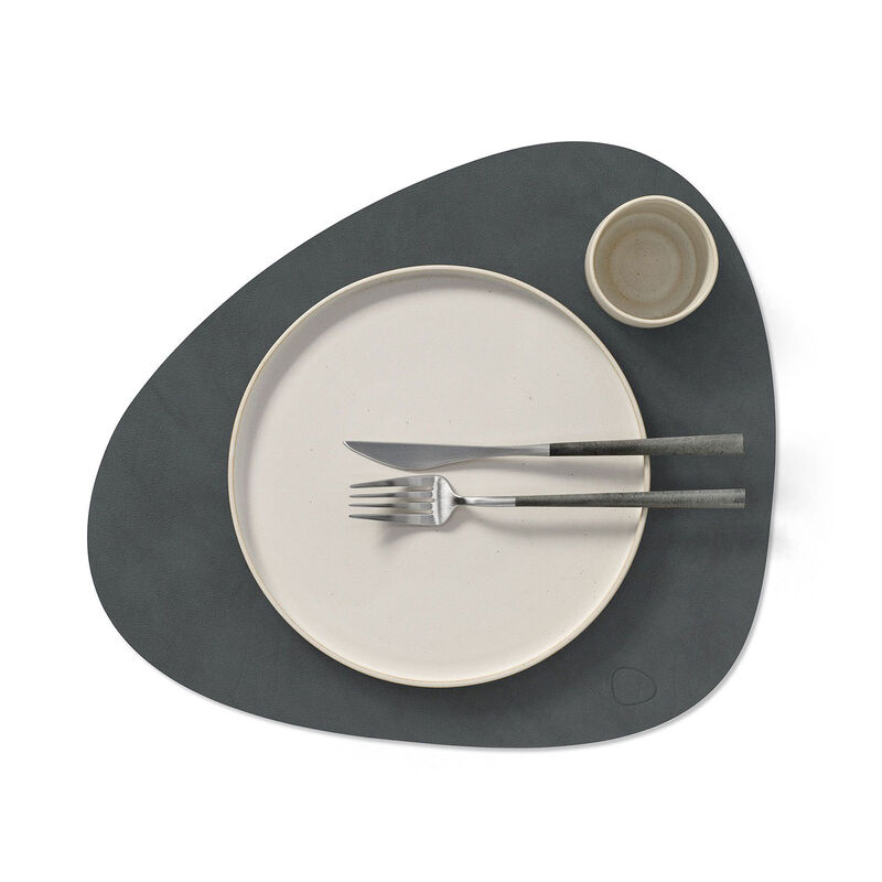 LIND DNA Tablemat Curve Nupo - Anthracite image number 1