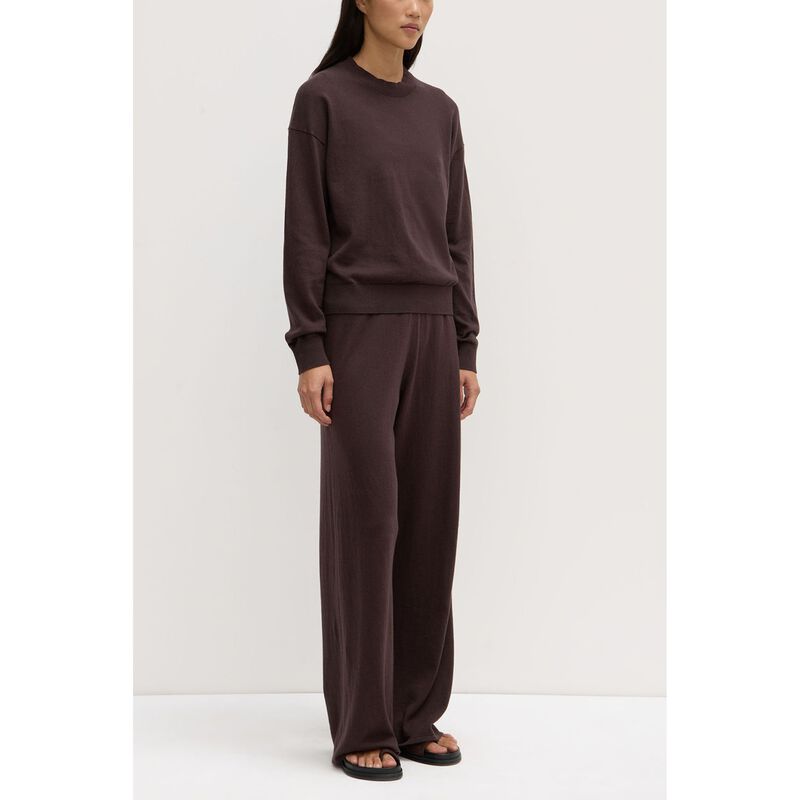 Assembly Label Cotton Cashmere Lounge Sweater Ganache image number 2
