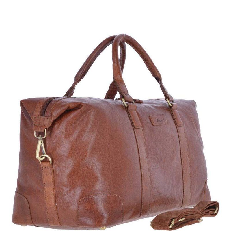 Ashwood Large Leather Vintage Holdall image number 6