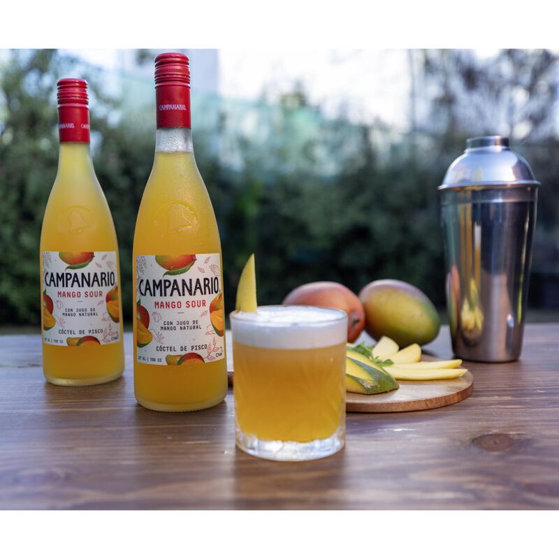 Campanario Mango Sour Cocktail 12% 700ml image number 1