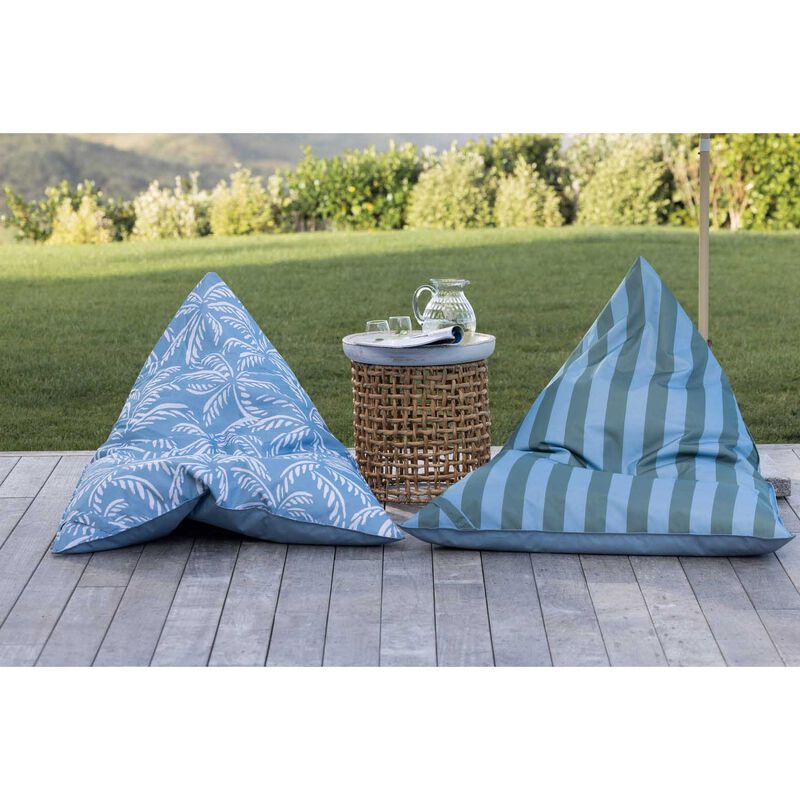 Wallace Cotton Alfresco Lounger Bean Bag image number 5